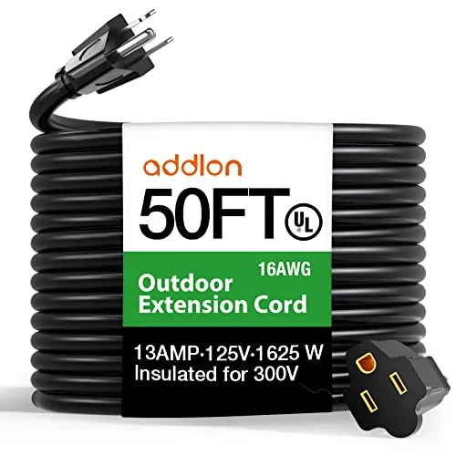 addlon Outdoor Extension Cord Long