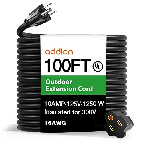 addlon Outdoor Extension Cord Long