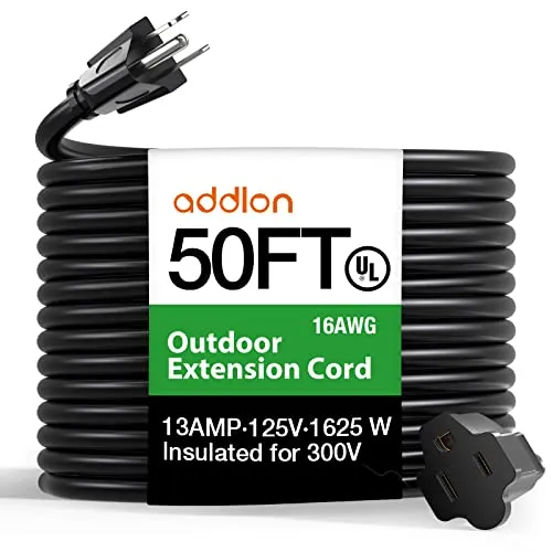 addlon Outdoor Extension Cord Long