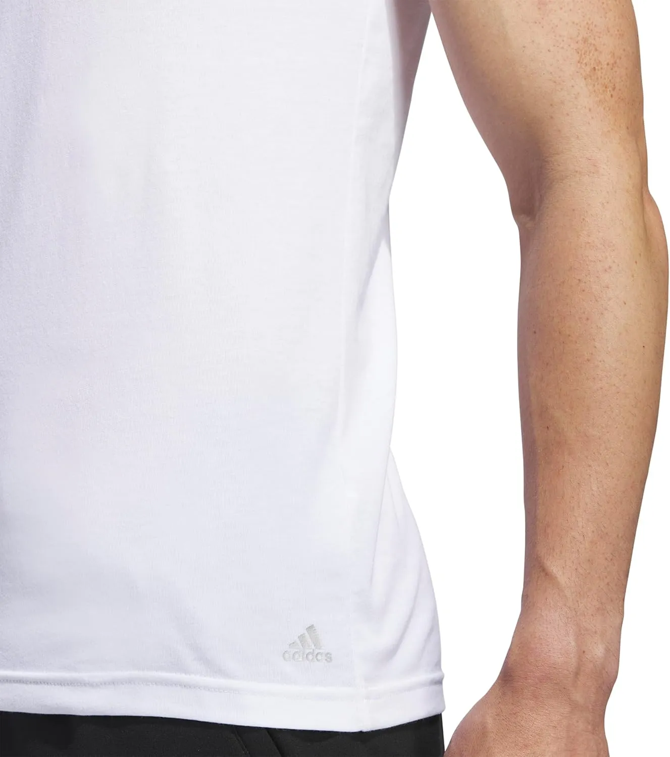 adidas Men's Stretch Cotton Tank Top Undershirts (2-Pack)