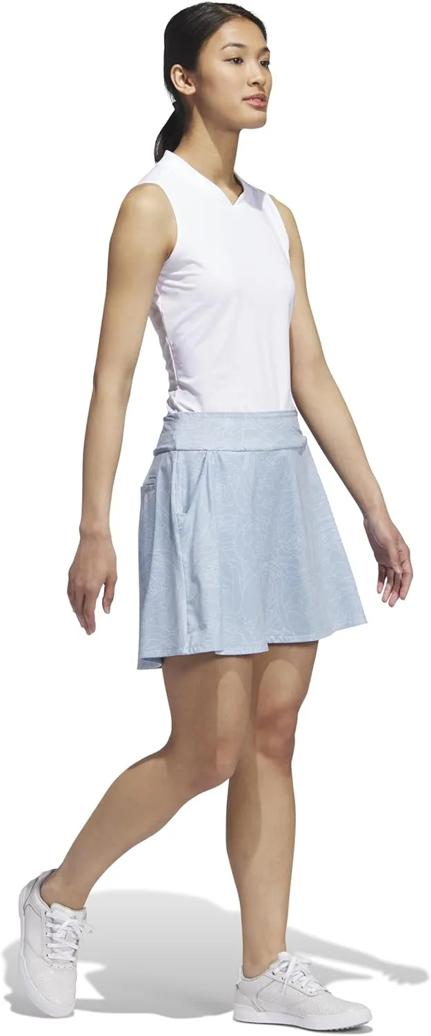 adidas Women's Essentials Printed Golf Skort
