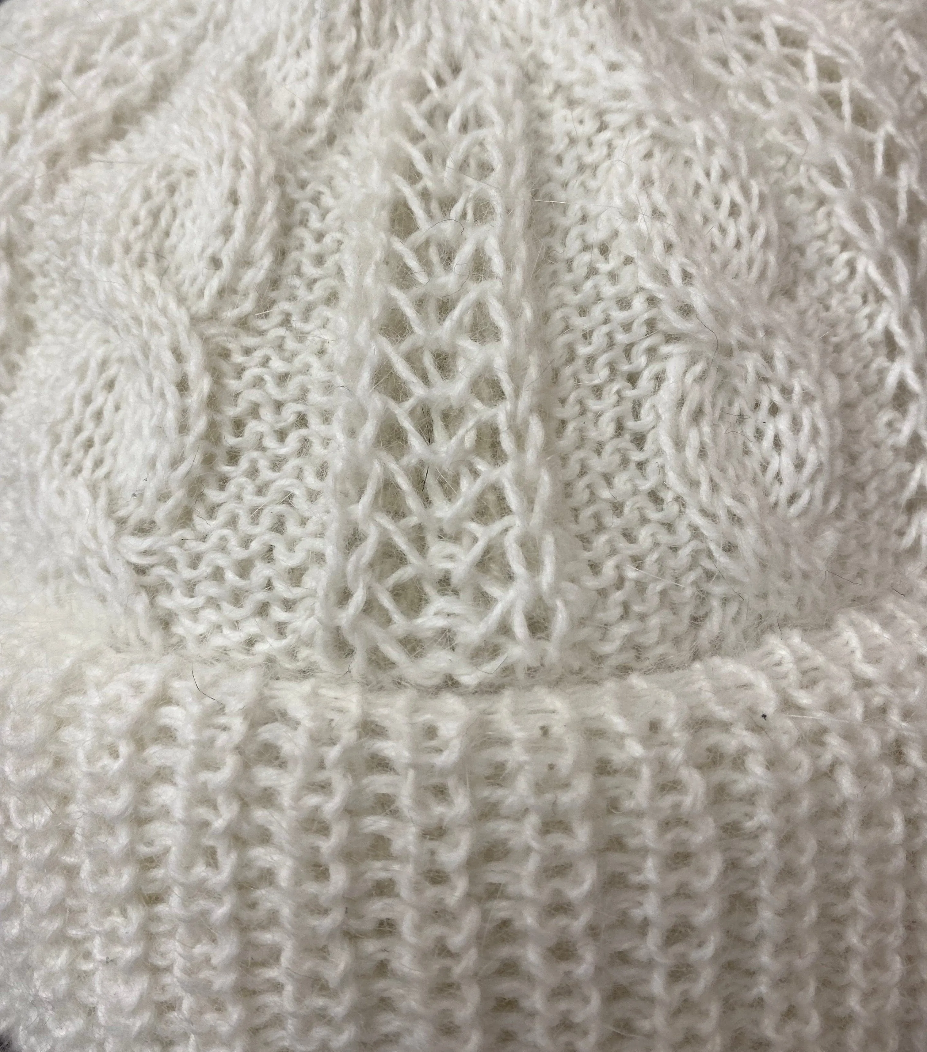 Albee Ladies Italian Angora Cable Knit Toque - 25758