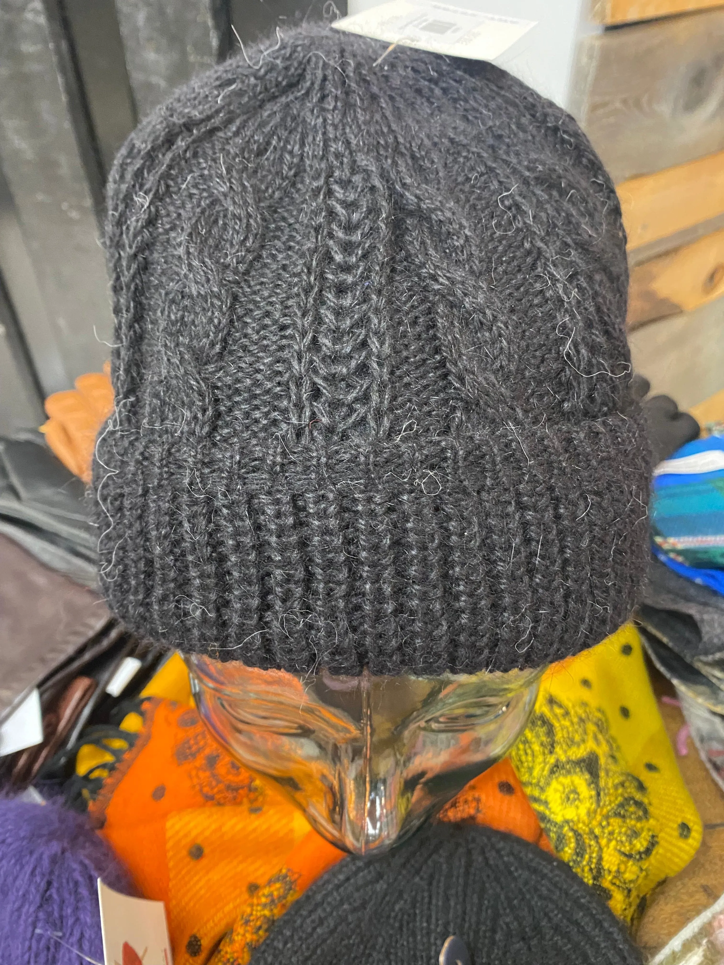 Albee Ladies Italian Angora Cable Knit Toque - 25758