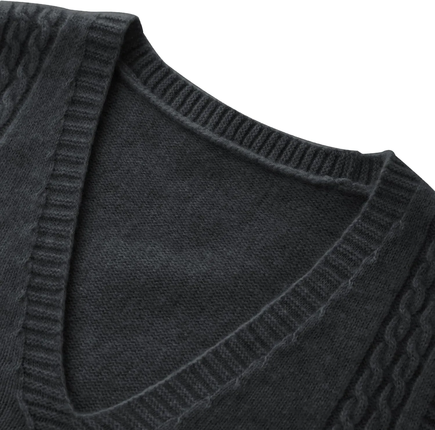 Amazhiyu Womens 100% Wool Sweater Vest Sleeveless V Neck Knitted Pullover Top