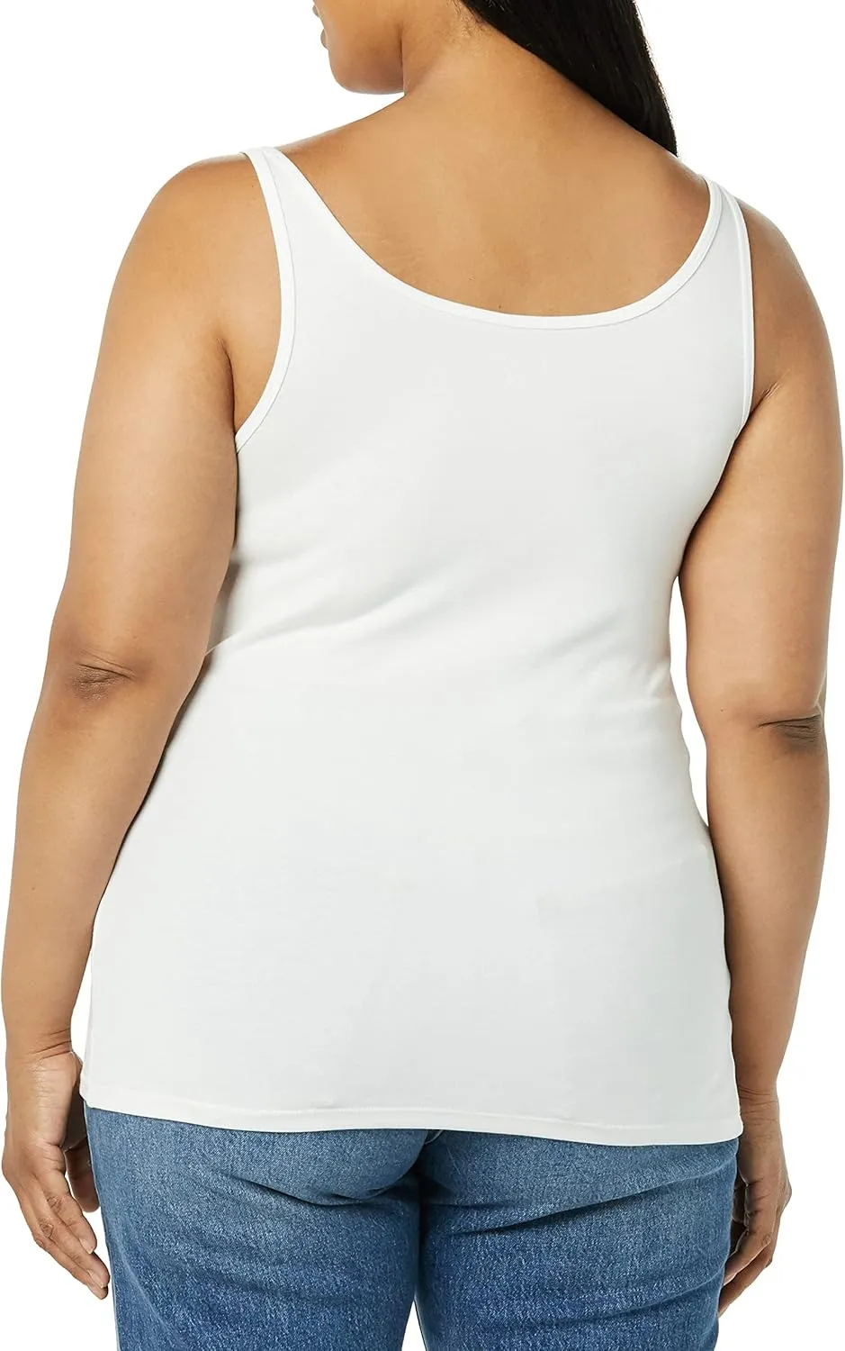 Amazon Essentials Women's Slim-Fit Thin Strap Tank Top, Pack of 2
