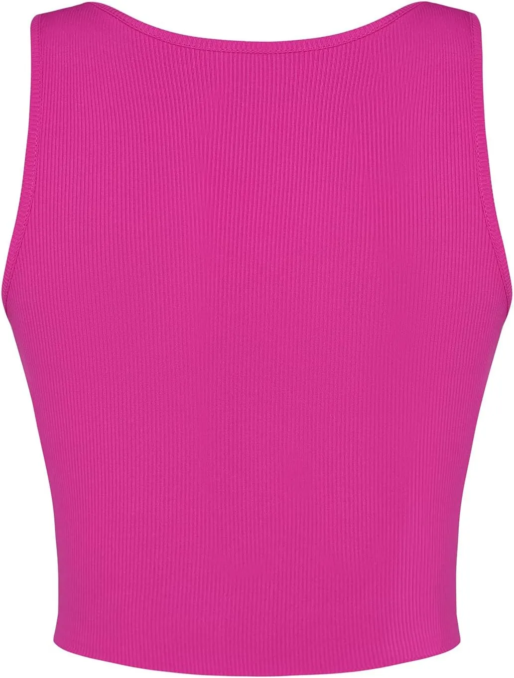 Avanova Women Ribbed Knit Graphic Crop Top Sleeveless Sexy Summer Tank Shirt