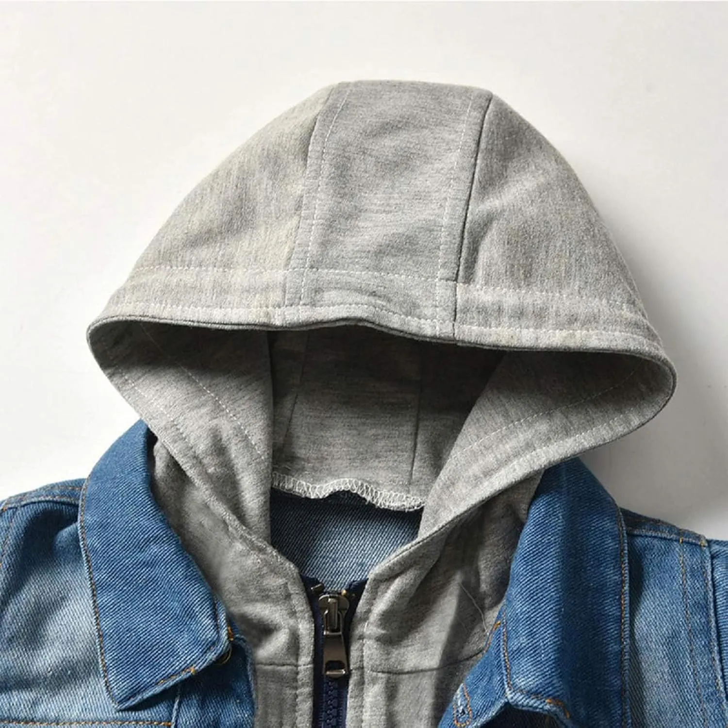Baby Boys Girls Denim Jacket Kids Toddler Button Down Jeans Jacket Top Coat Outerwear