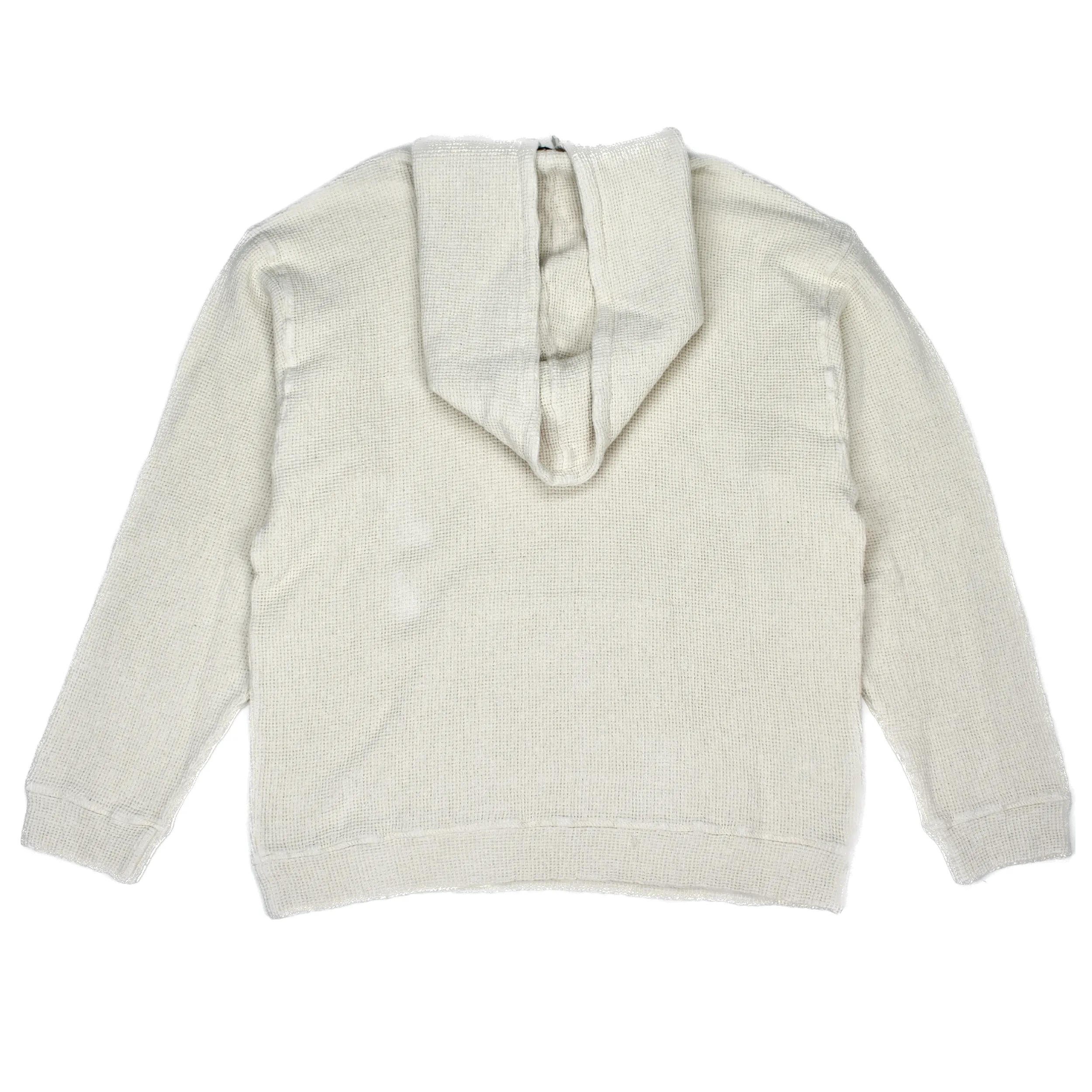 Barena - Cream Waffle Knit Hoodie