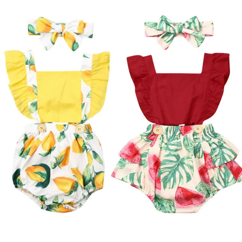 Bella Romper | Lemon or Watermelon
