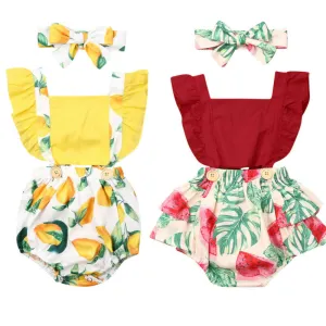 Bella Romper | Lemon or Watermelon