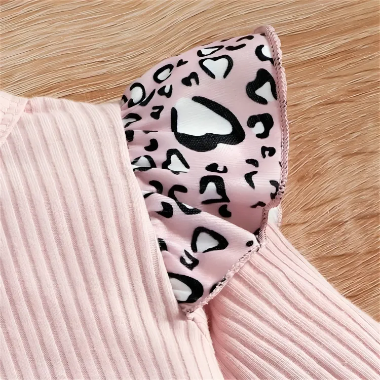 Best Daddy Leopard Print Baby Jumpsuit