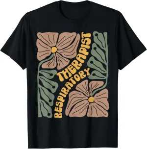 Boho Floral Respiratory Therapist RRT Lung Nurse Graduation T-Shirt