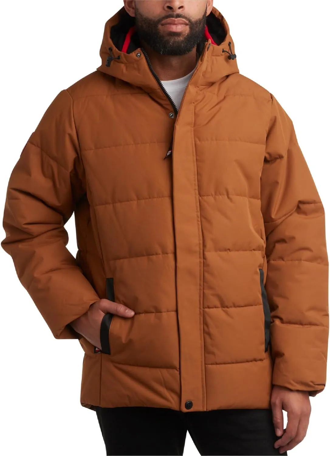 CANADA WEATHER GEAR Men's Winter Jacket  Heavyweight Puffer Jacket  Casual Coat for Men (M-XXL)