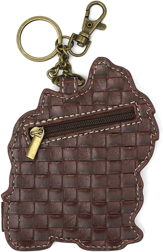 Chala Charming Crossbody Bag Shoulder Handbag With Flap Top and Zipper Brown