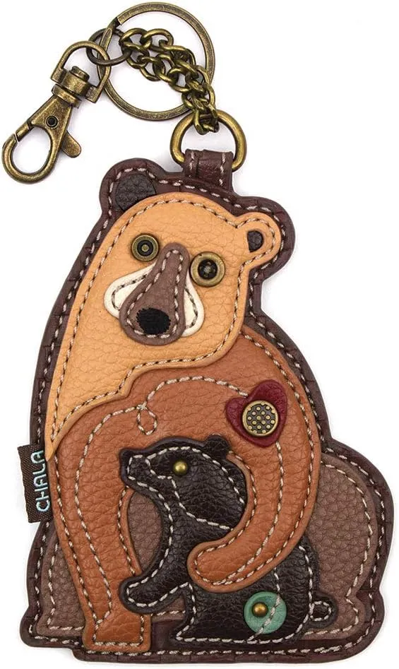 Chala Charming Crossbody Bag Shoulder Handbag With Flap Top and Zipper Brown