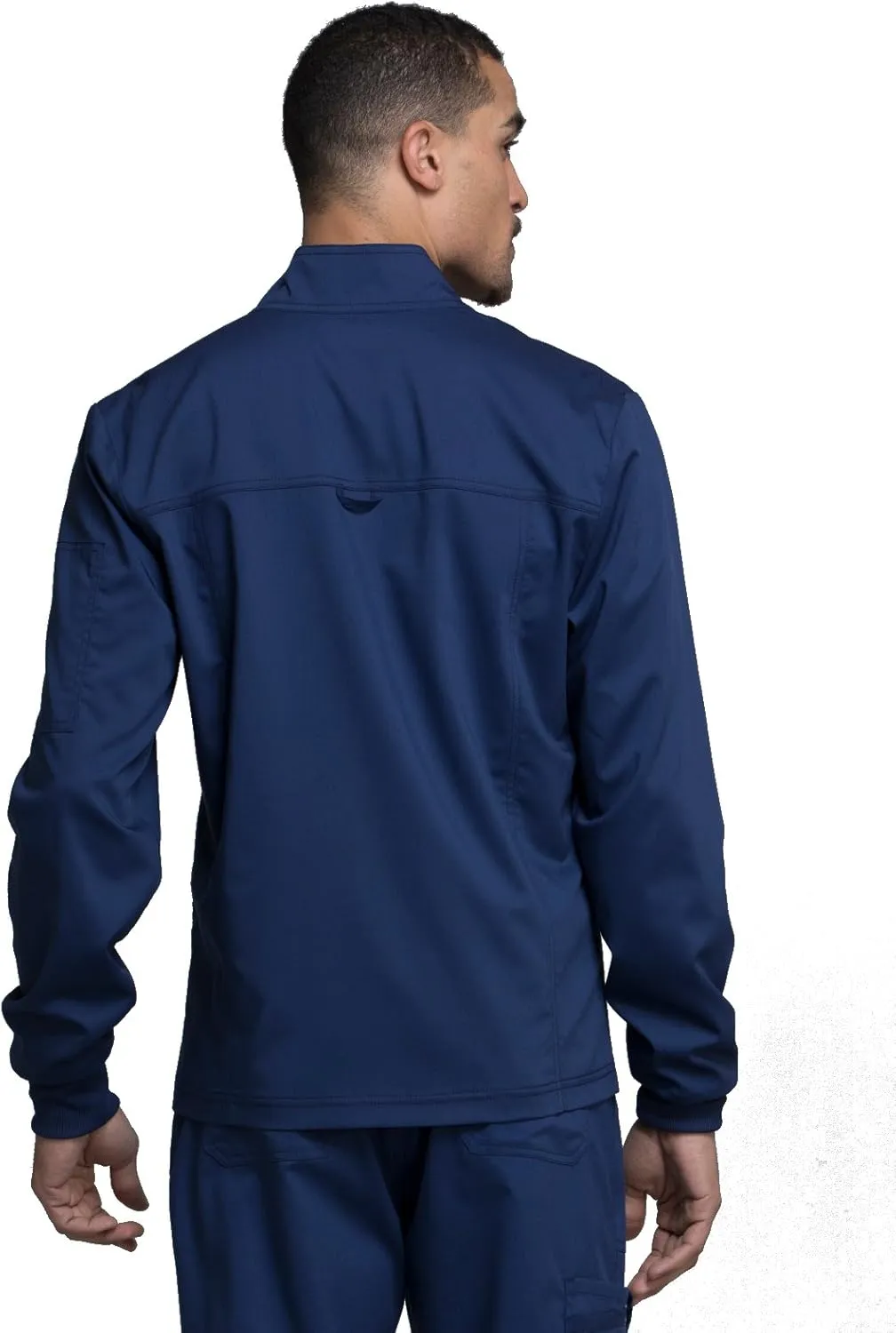 Cherokee Men Warm up Scrub Jacket with Zip Front WW320