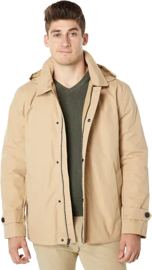 Cole Haan Men's Classic 29" Hooded City Rain Jacket