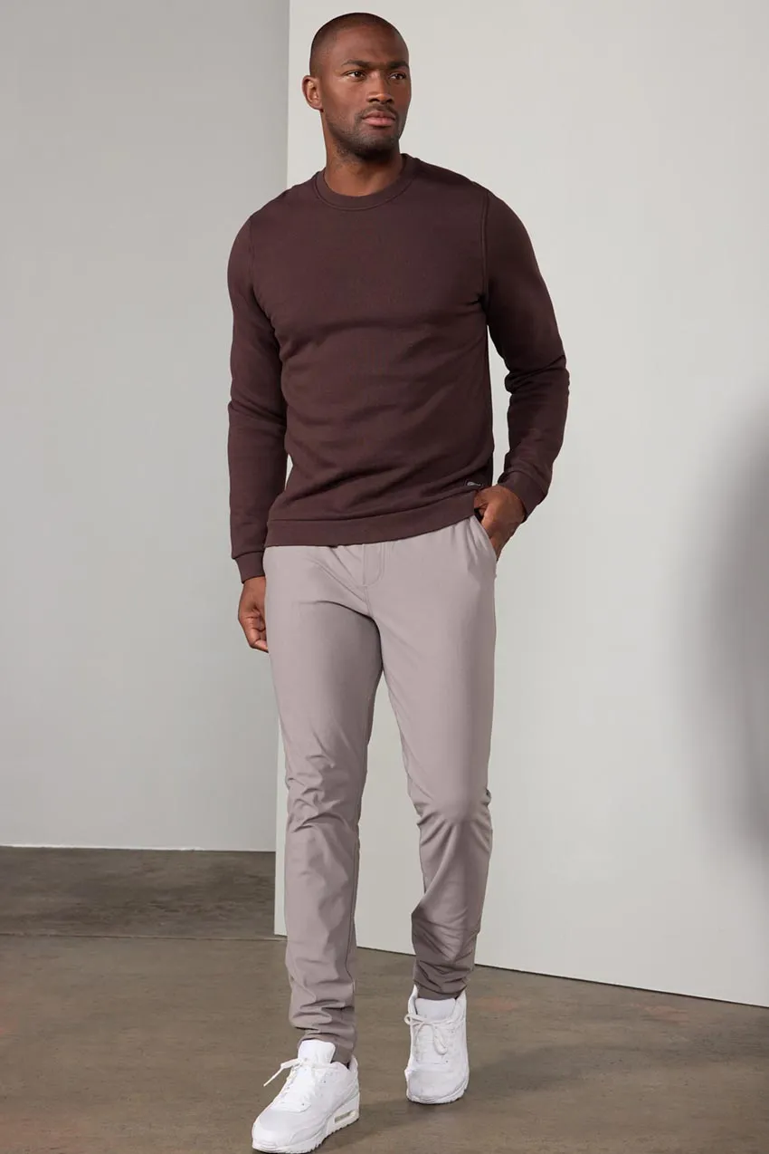 Comfort Men's Fleece Sweatshirt - Chocolate Brown