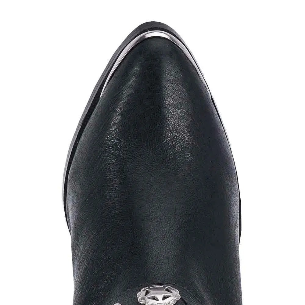Dingo Olivia Black Pigskin Women Leather Boots