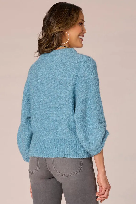 Dolman Sleeve Funnel Neck Sweater