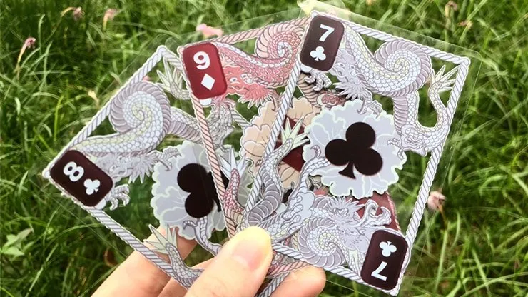 Dragon Transparent Playing Cards (Mighty Black)