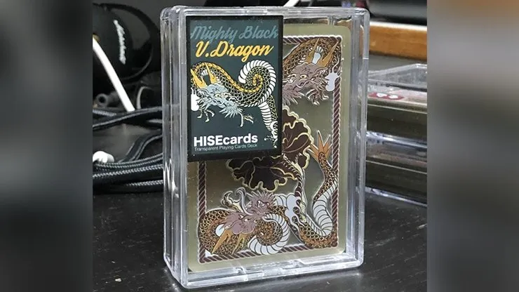 Dragon Transparent Playing Cards (Mighty Black)