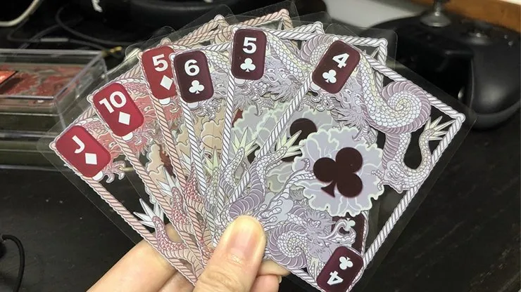 Dragon Transparent Playing Cards (Mighty Black)