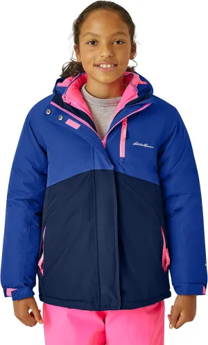 Eddie Bauer Kids' Ski Jacket - Waterproof 3 in 1 Insulated Coat with Removable Shell Jacket for Boys and Girls (3-16)