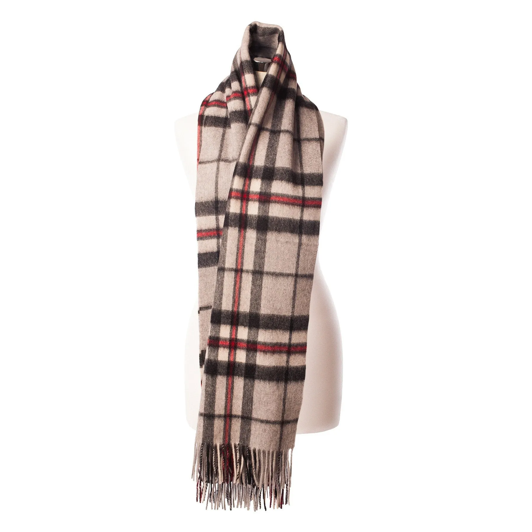 Edinburgh Lambswool Stole  Thomson Grey