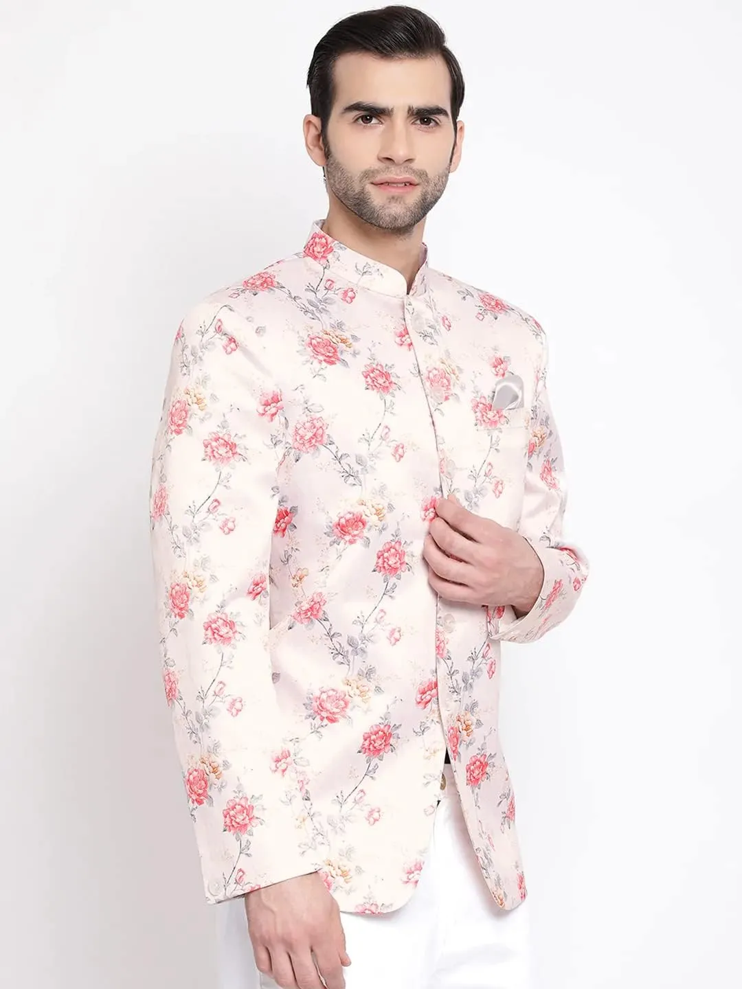 Elina fashion Men's Bandhgala Jodhpuri Waistcoat Top Indian Stitched Readymade Festive Wear