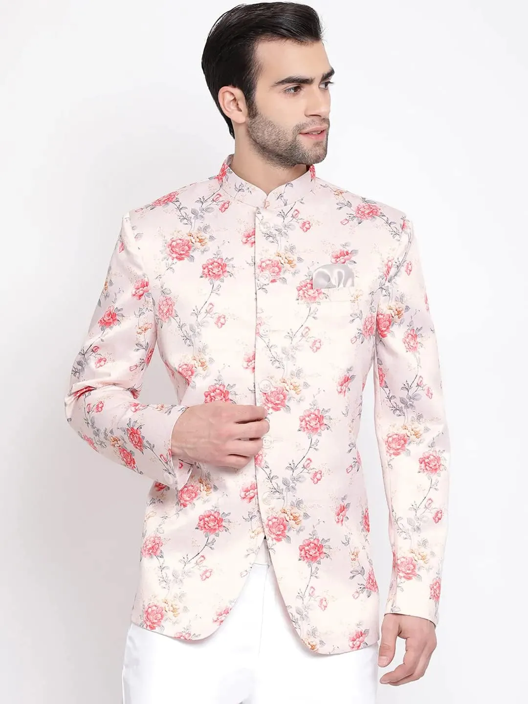 Elina fashion Men's Bandhgala Jodhpuri Waistcoat Top Indian Stitched Readymade Festive Wear