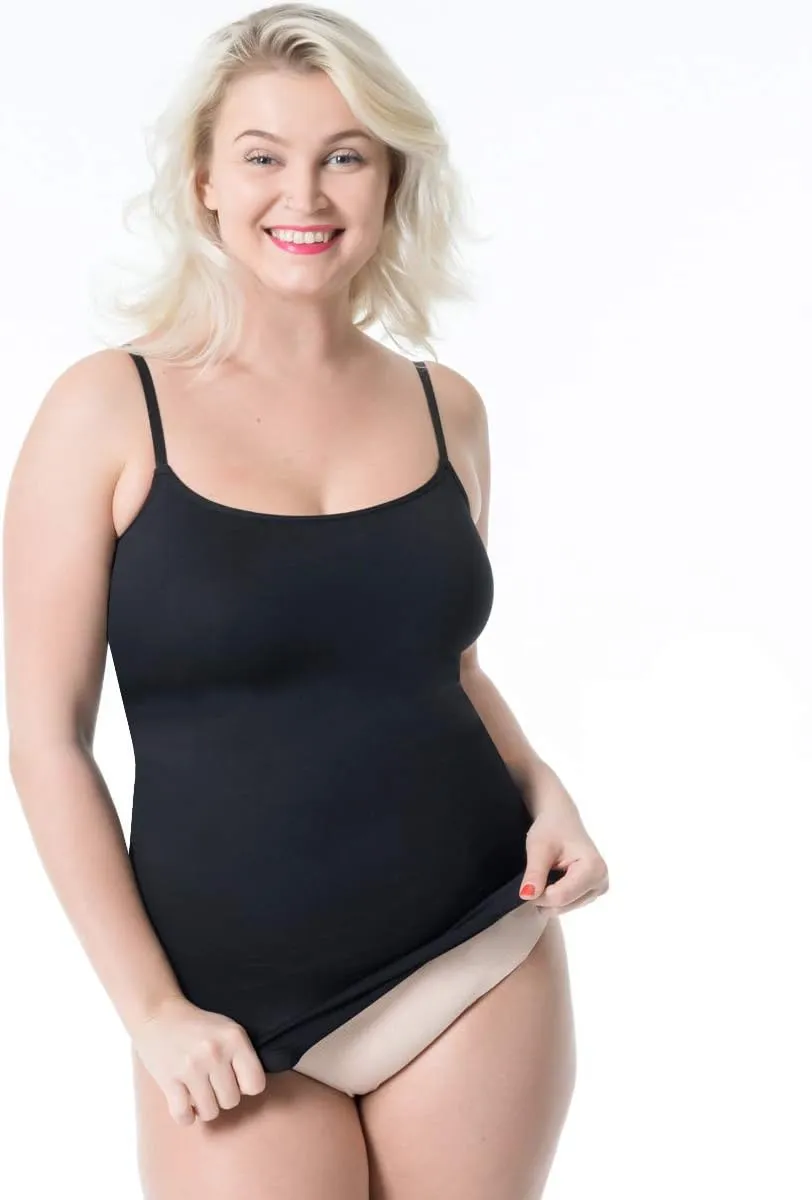 EUYZOU Women's Tummy Control Shapewear Tank Tops - Seamless Body Shaper Compression Top