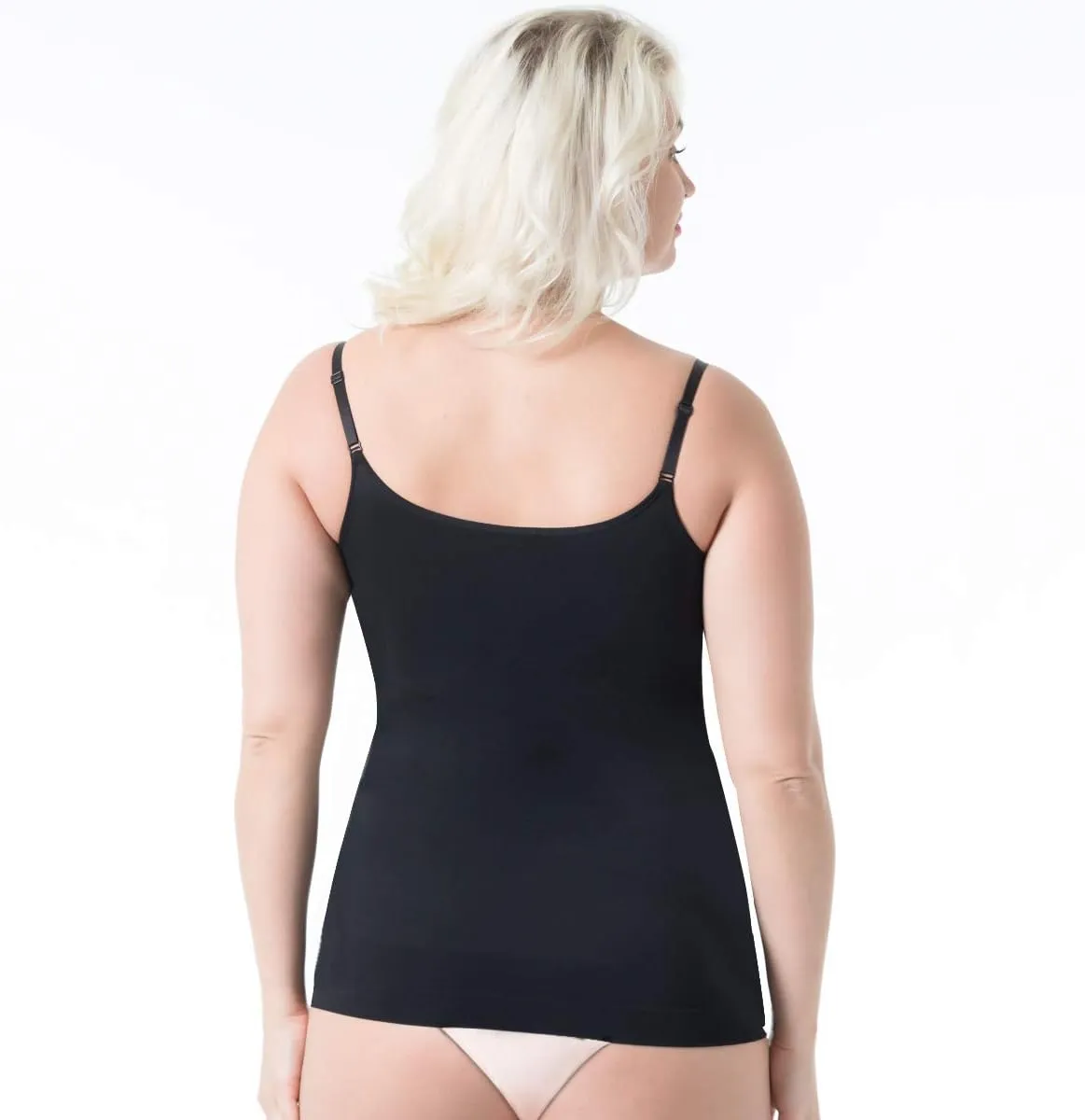 EUYZOU Women's Tummy Control Shapewear Tank Tops - Seamless Body Shaper Compression Top