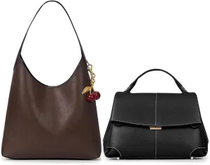 Faux Suede Hobo Bags Vegan Leather Shoulder Bag Top Handle Bag Handbags