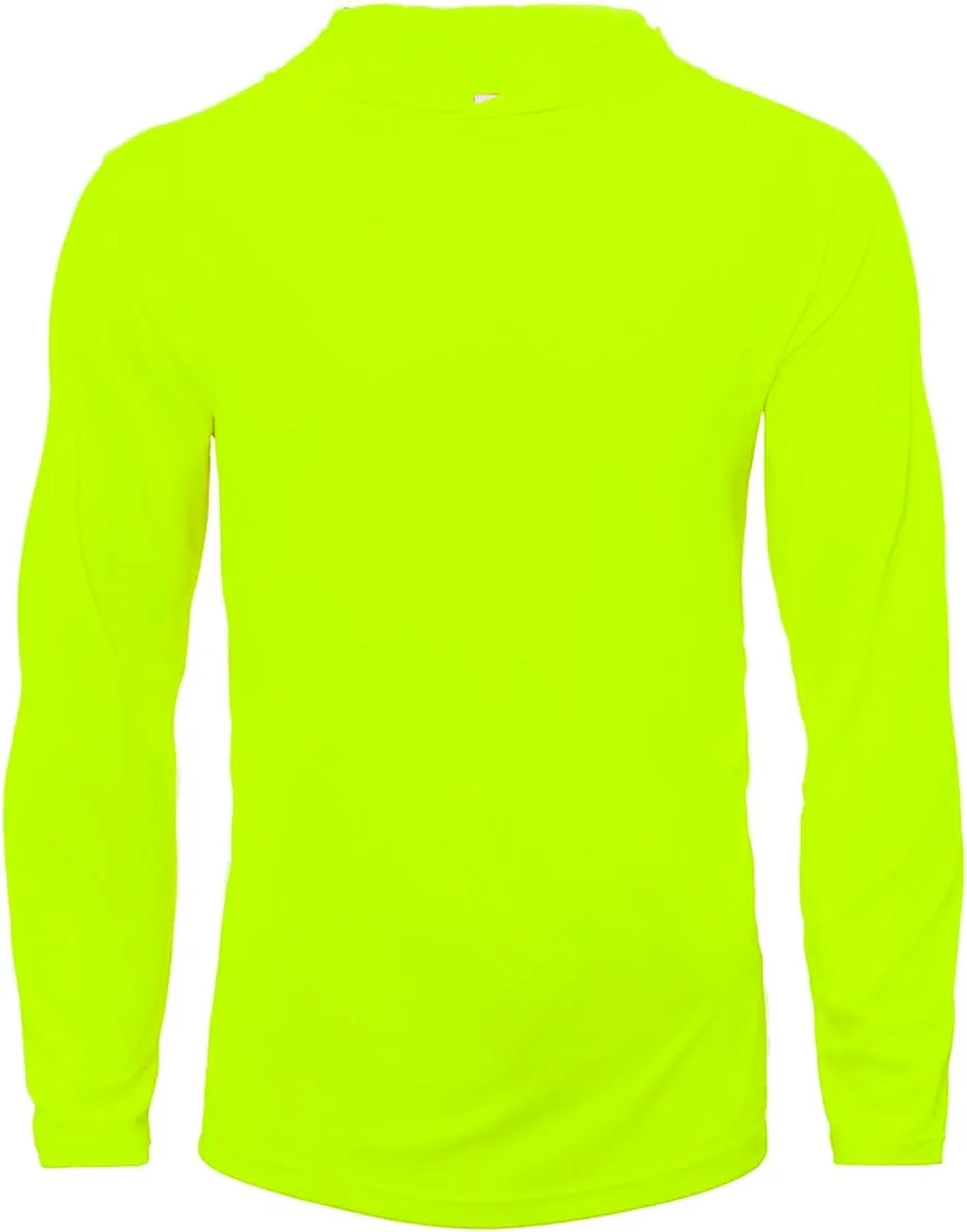 Fishing Shirts for Men Quick Dry Lightweight Long Sleeve Hoodie Shirt Athletic Hooded Workout Tee Shirts