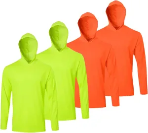 Fishing Shirts for Men Quick Dry Lightweight Long Sleeve Hoodie Shirt Athletic Hooded Workout Tee Shirts