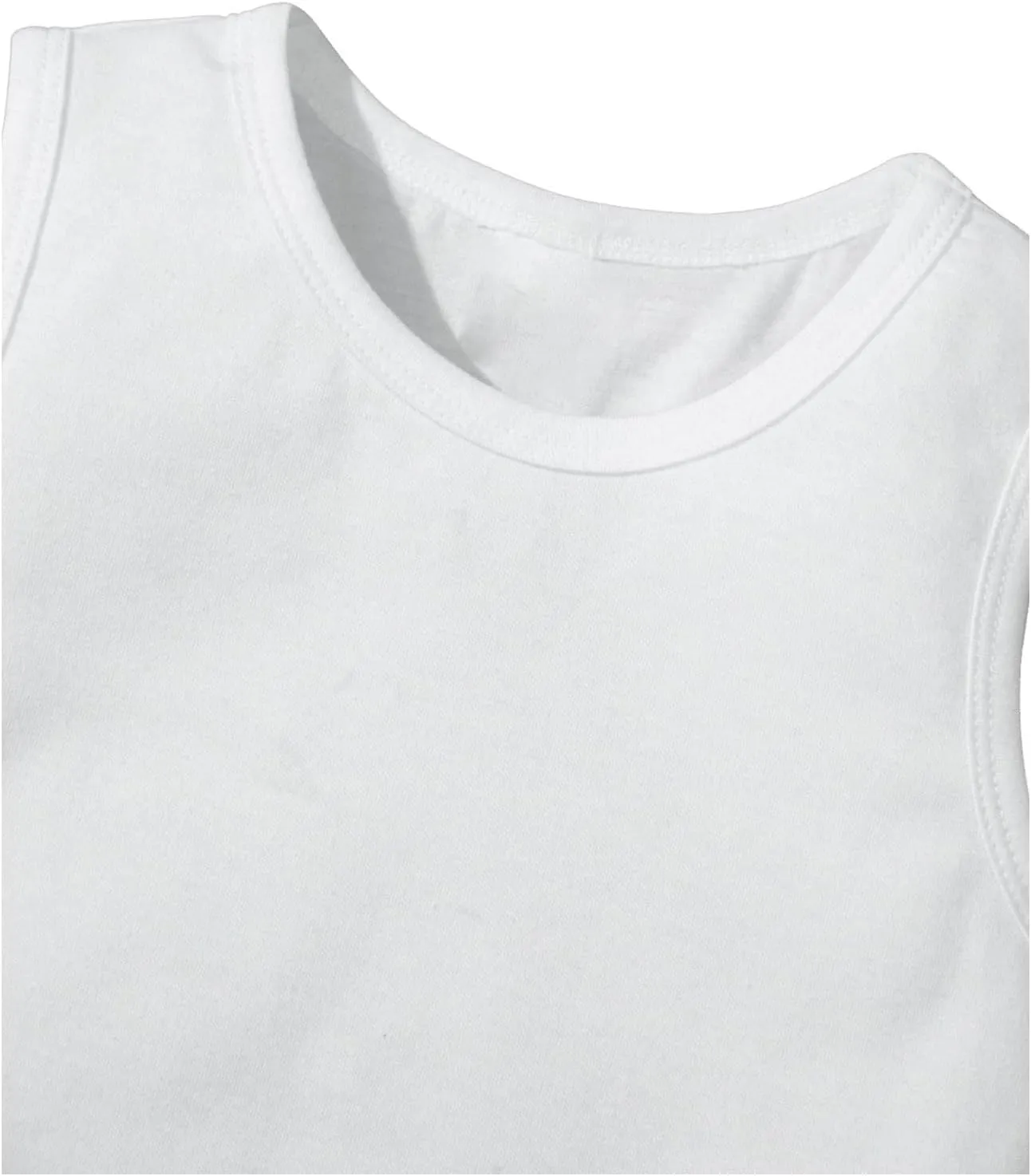 Floerns Boy's 3 Pcs Sleeveless Crew Neck Pocket Casual Solid Tank Top