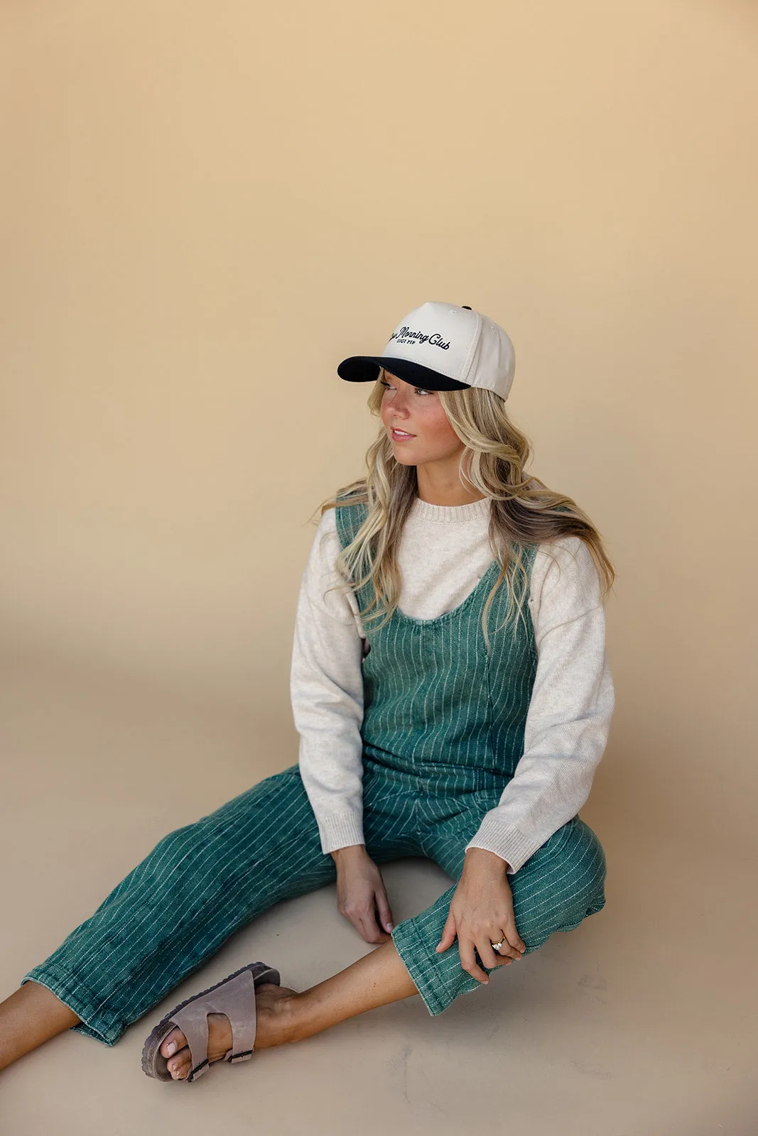 Free People High Roller Railroad Jumpsuit