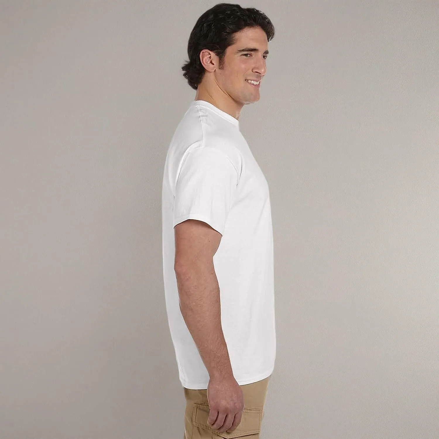 Fruit of the Loom Men's Stay Tucked Crew T-Shirt