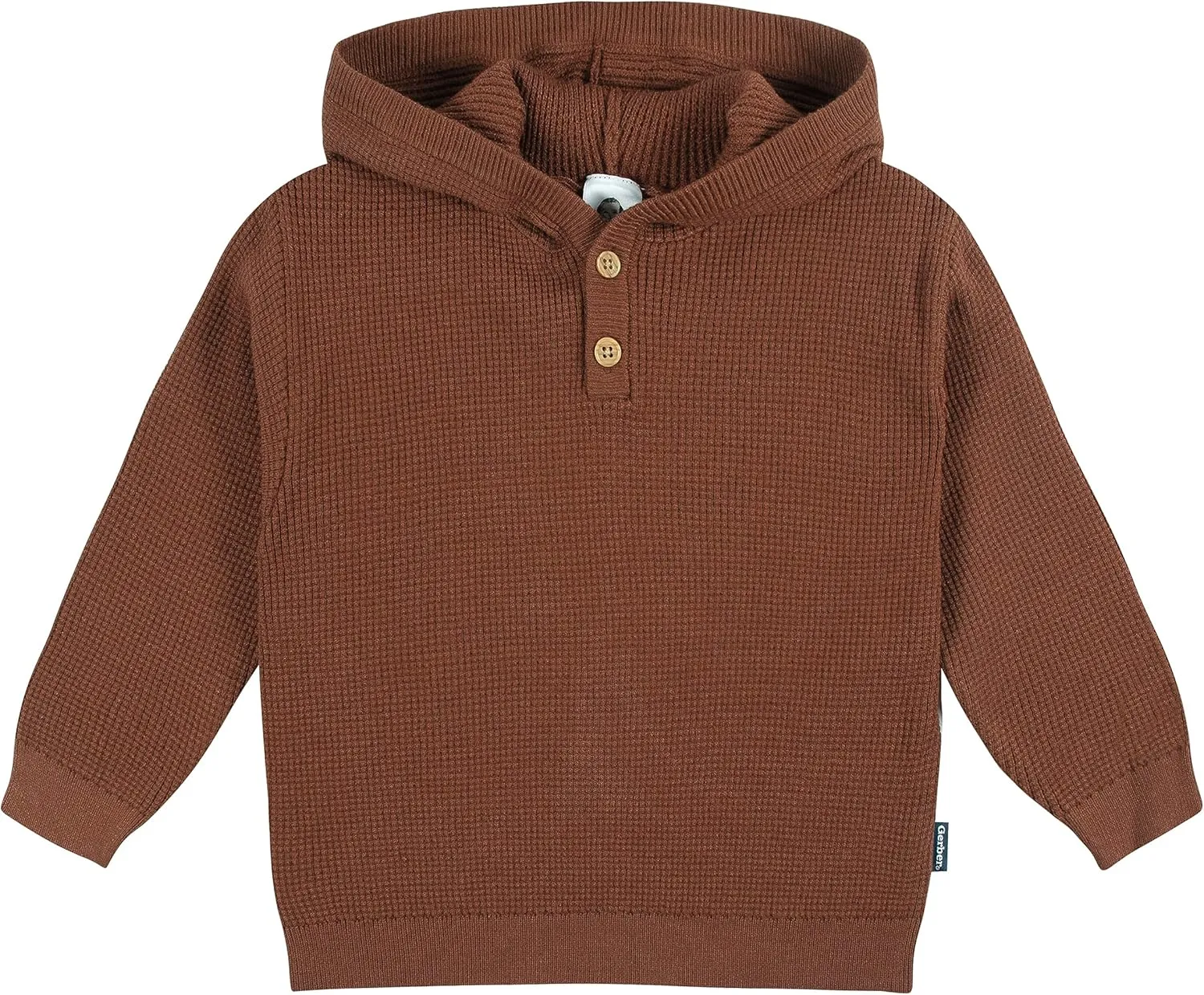 Gerber Baby & Toddler Boys' Sweater Knit Hooded Top and Pant Set