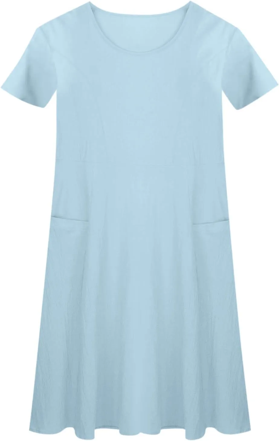 Girls Summer Linen Dress Casual Sleeveless Scoop Neck Elegant Flowy Maxi Dress Plus Size Loose Comfy Beach Sundress