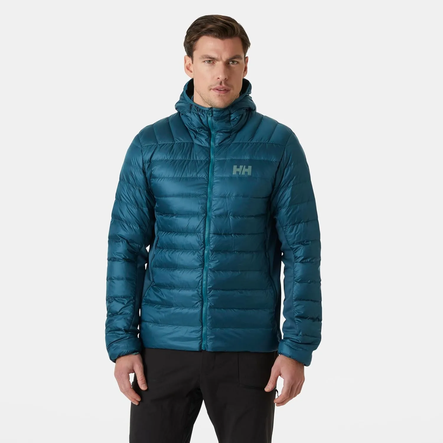 Helly-Hansen Verglas Down Hybrid Hood 2.0  Mens Jacket, Hooded Jacket, Insulated Outerwear Coat for Ultimate Warmth