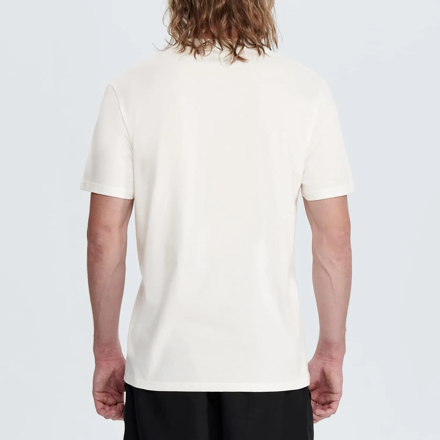 HUGE SPORTS Men's Logo Surf T-Shirt Short Sleeve Crew Neck Graphic Beach Surfing Cotton Tee