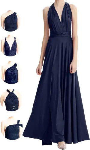 Infinity Dresses for Bridesmaids,Wedding Guest Dresses for Women,Plus Size Wrap Dress Long Maxi Convertible Multiway Dress