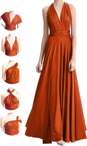 Infinity Dresses for Bridesmaids,Wedding Guest Dresses for Women,Plus Size Wrap Dress Long Maxi Convertible Multiway Dress