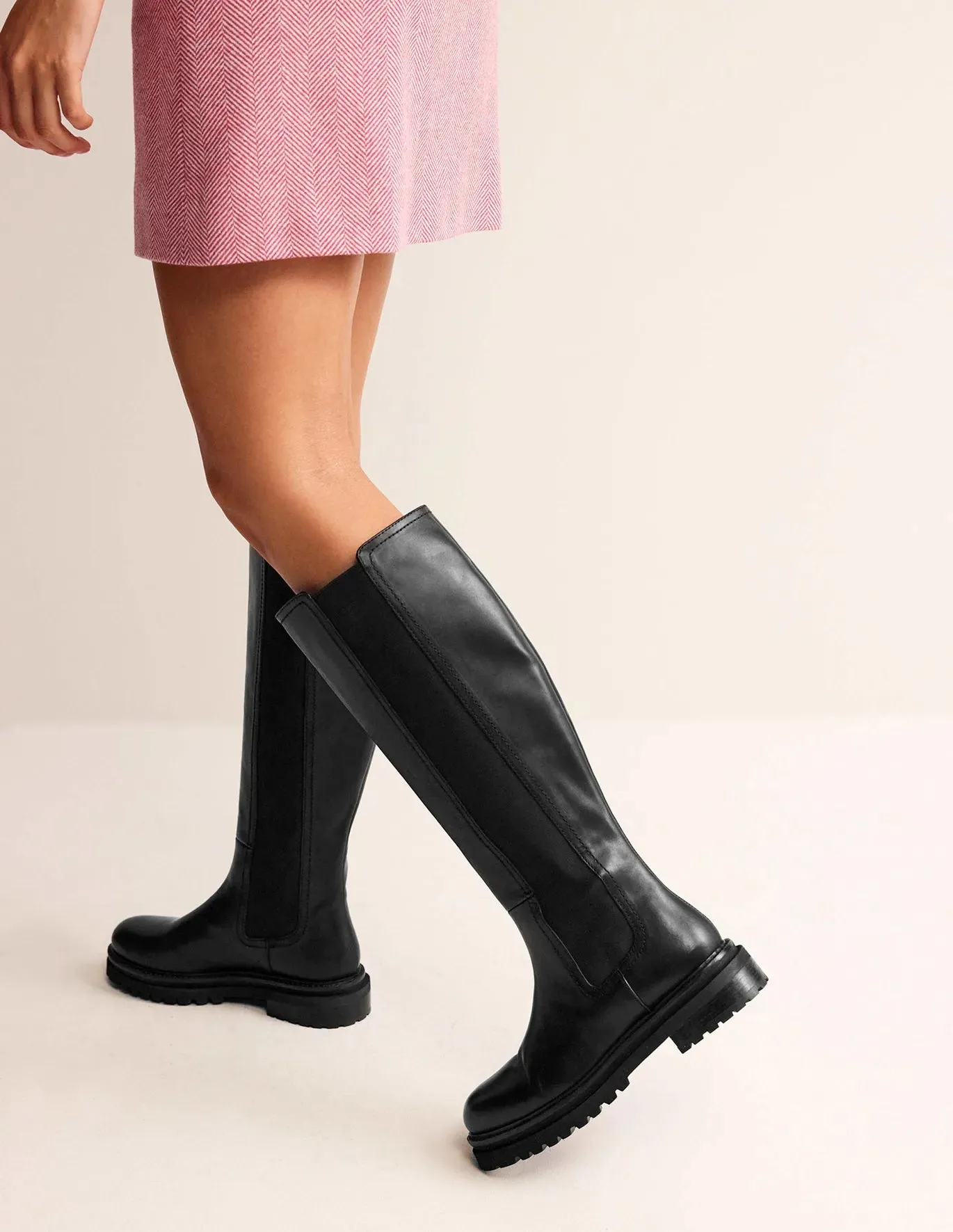 Knee-High Chelsea Boots