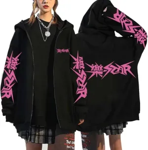 Kpop Stray Kids Album STAR Hoodie Jacket Felix Hyunjin Bangchan Lee Know Zippered Sweatershirts Jacket