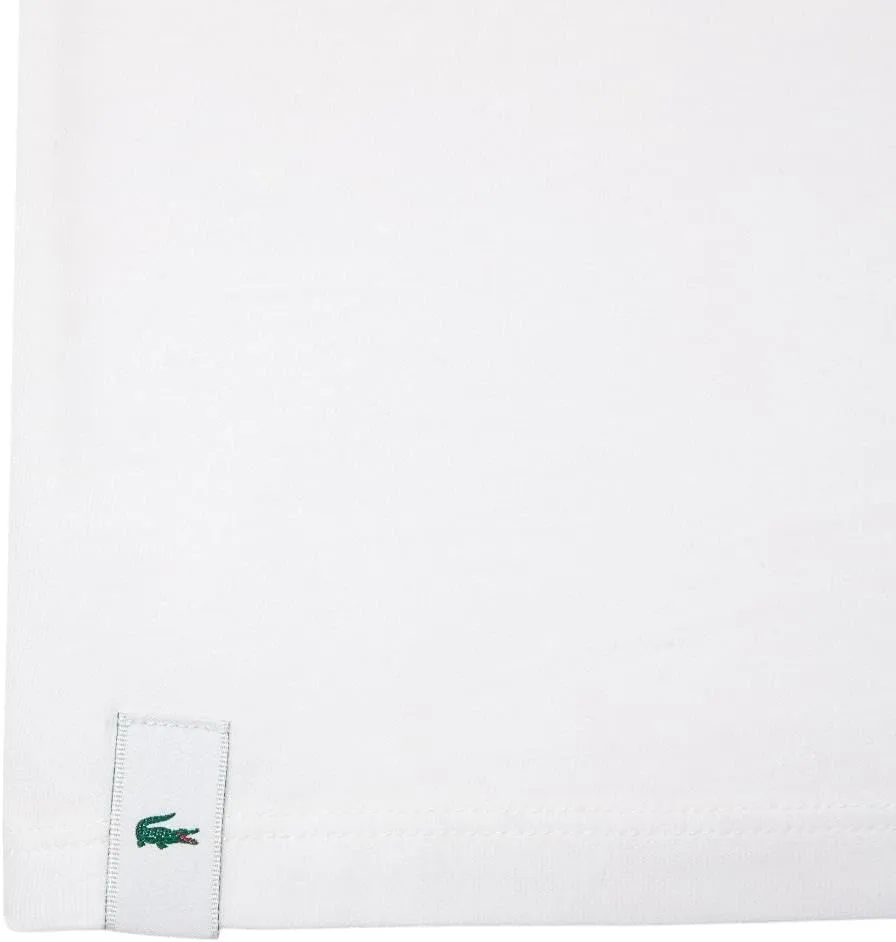 Lacoste Men's 100% Cotton Regular Fit Crew Neck Tank Top, 3-Pack