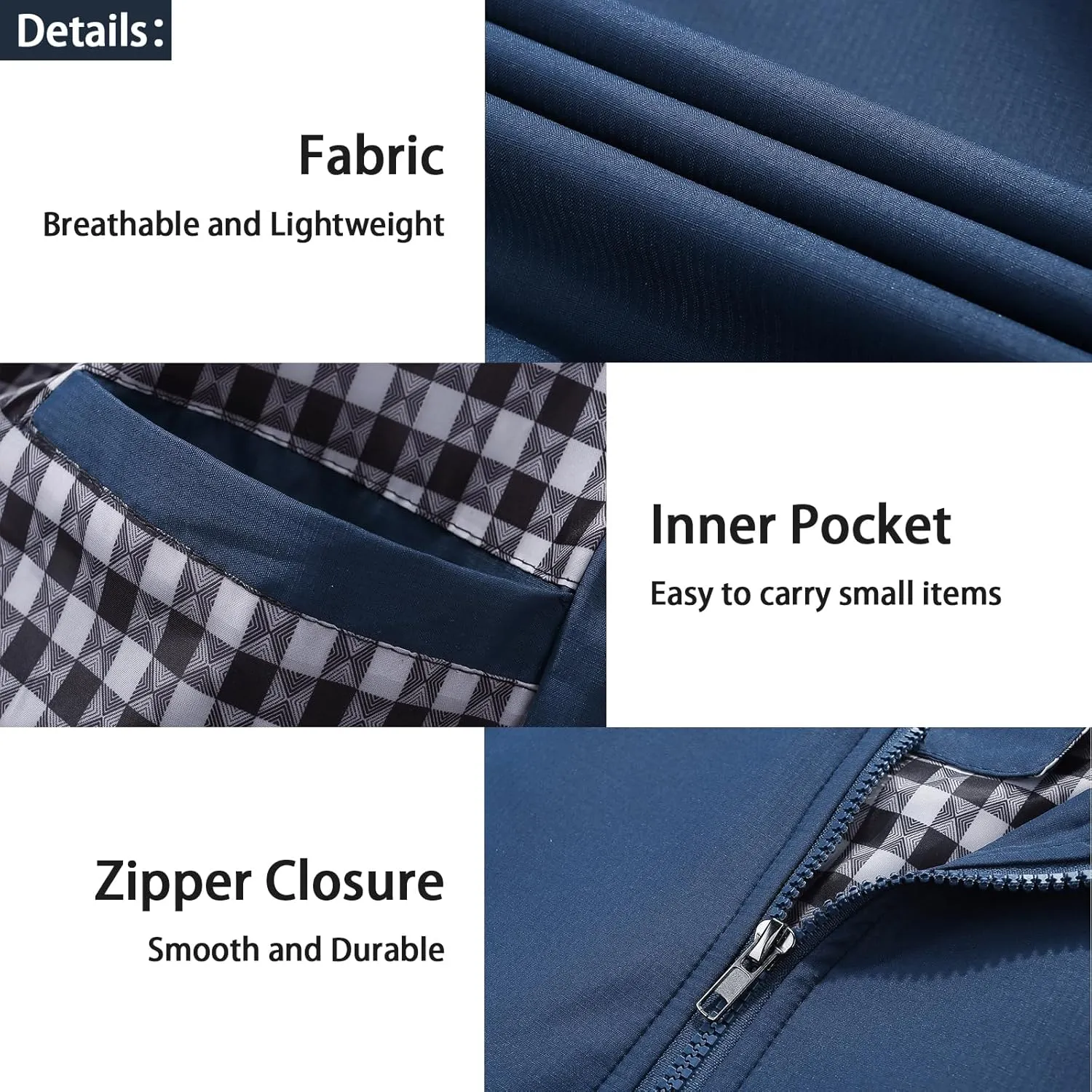 Lamgool Mens Lightweight Jackets Light Windbreaker Casual Flight Jackets Spring Fall Active Coat Outwear
