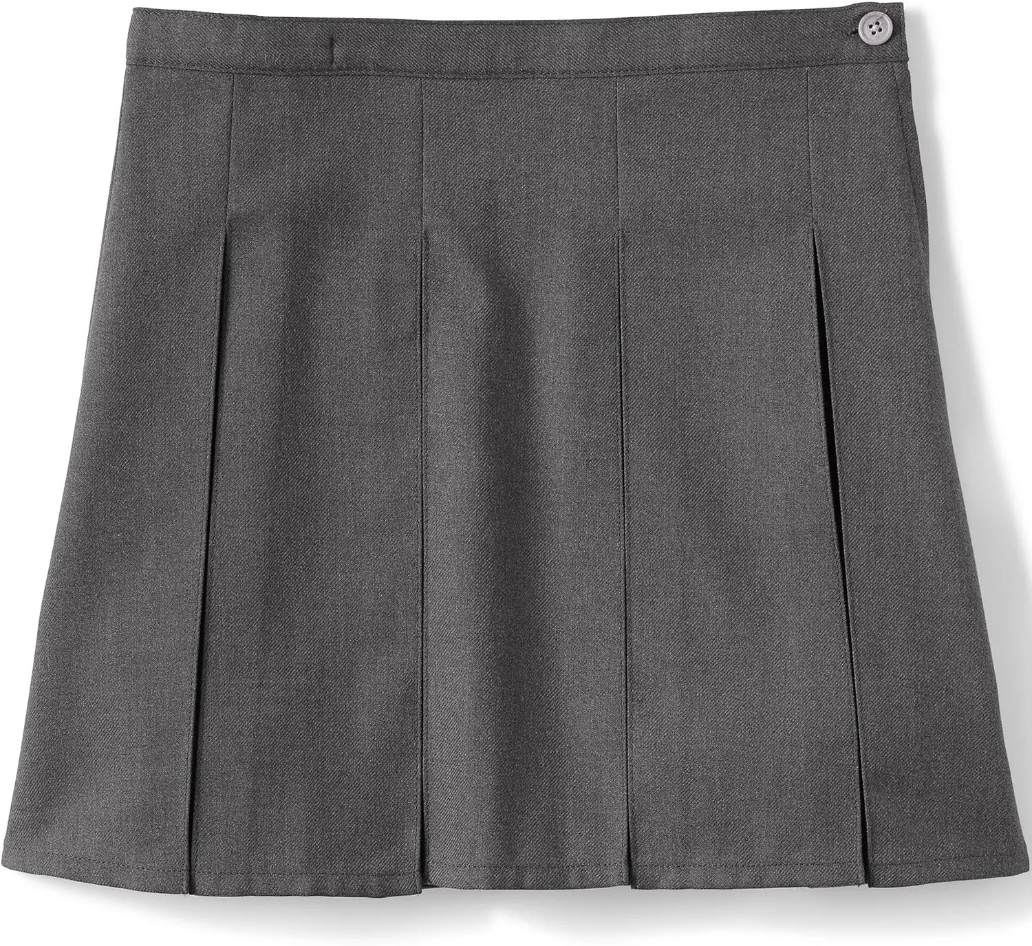Lands' End School Uniform Girls Solid Box Pleat Skirt Top of Knee